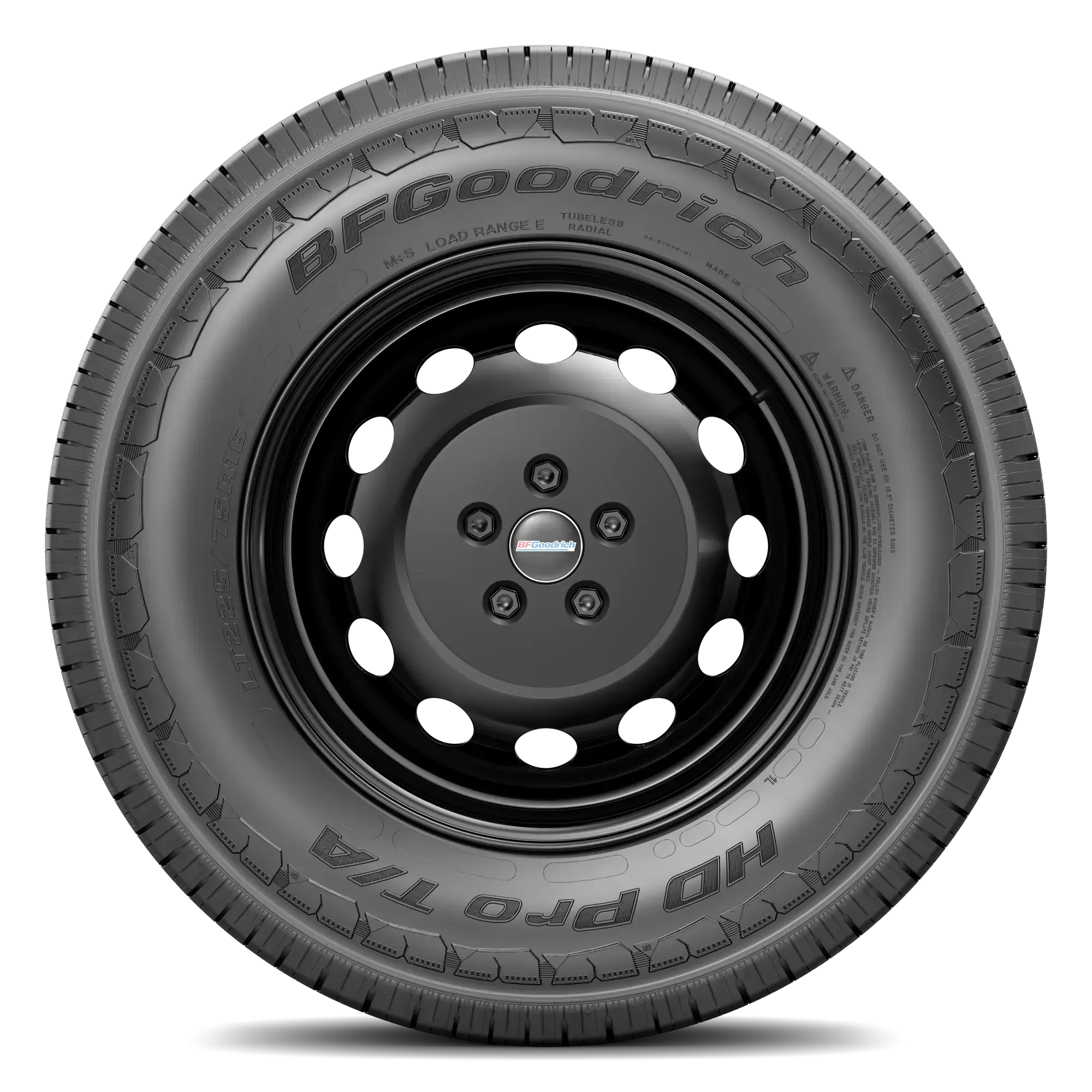 Llanta BFGOODRICH HD PRO T/A LT 225/75 R16 115/112R Una (llanta + rin) Cuadrado
