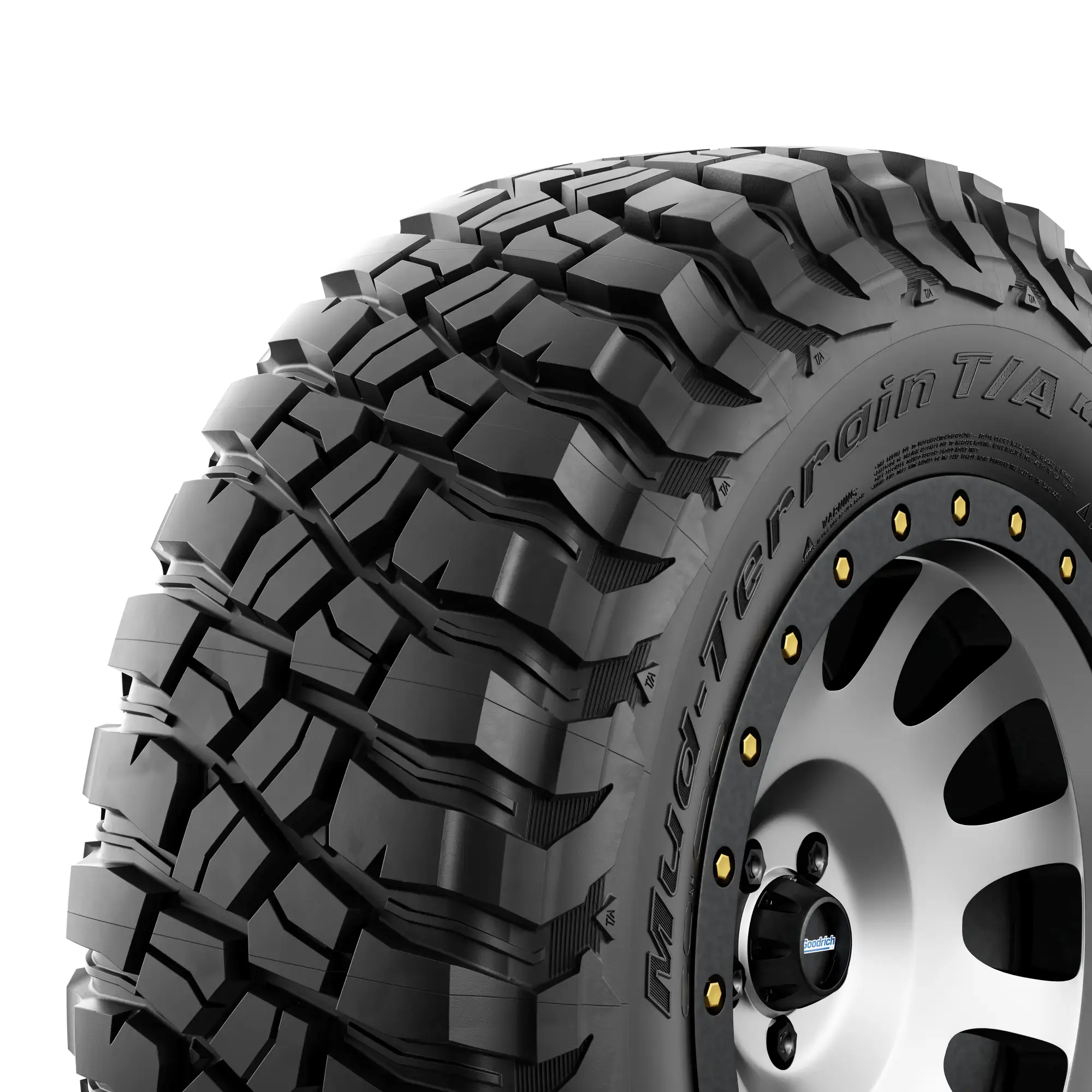 Llanta BFGOODRICH MUD TERRAIN T/A KM3 265/70 R17 121Q LRE Una (llanta + rin) Cuadrado