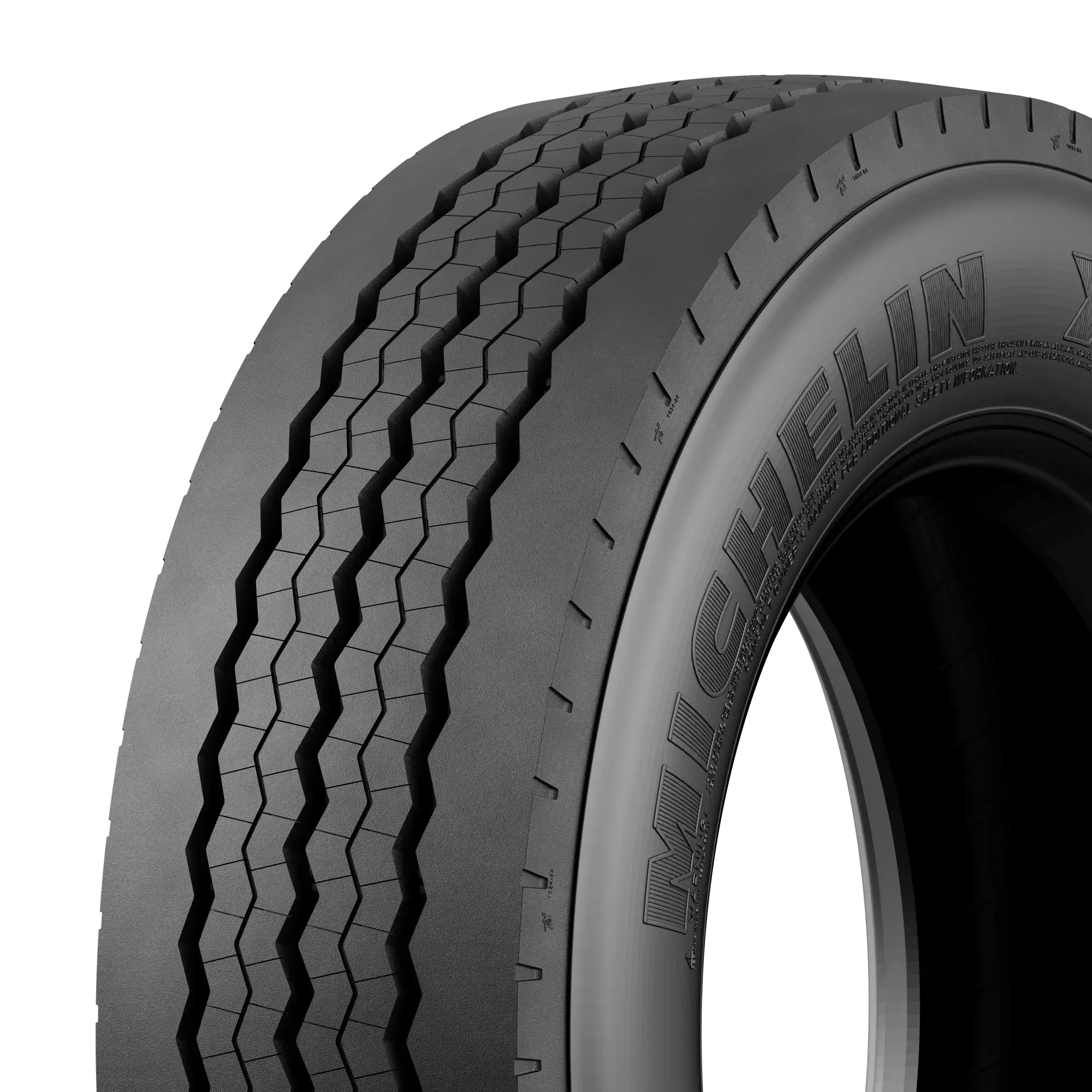 Tire MICHELIN XTE2 245/70 R19.5 tire + rim Square