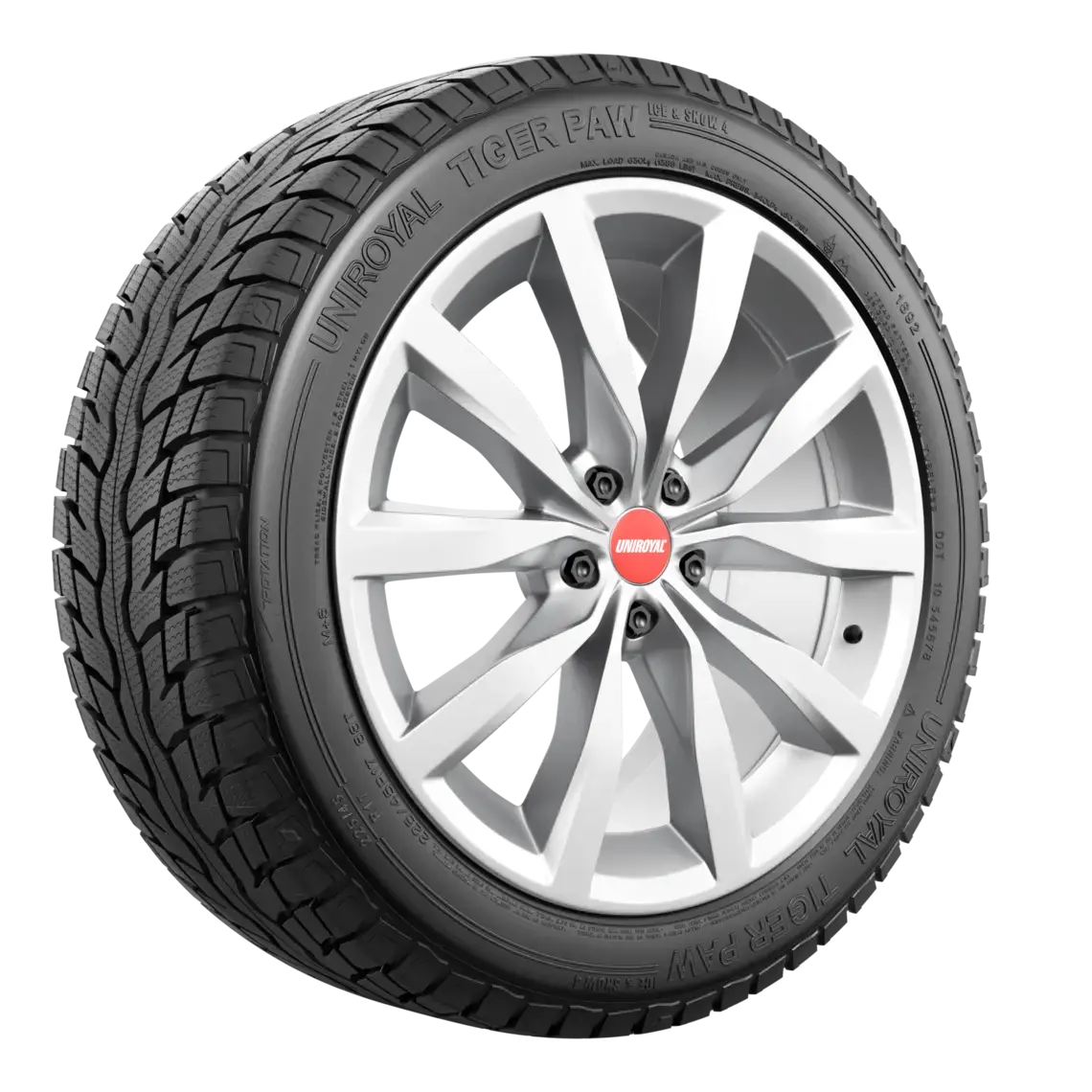 Tire UNIROYAL TIGER PAW ICE AND SNOW 4 Winter tire 225/45 R17 A (tire + rim) Square