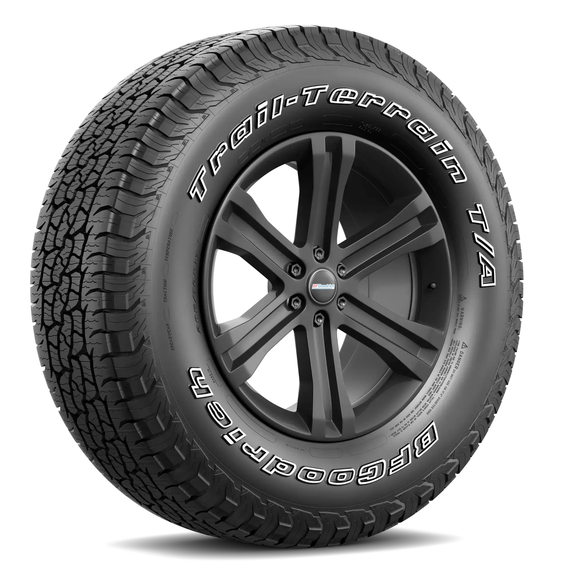 Llanta BFGOODRICH TRAIL TERRAIN T/A Llantas para todas las estaciones 265/70 R17 115T Una (llanta + rin) Cuadrado