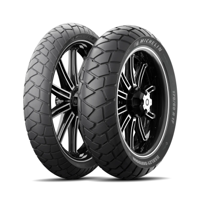 Tyre MICHELIN SCORCHER ADVENTURE Set All-season tyre A (tyre + rim) Square