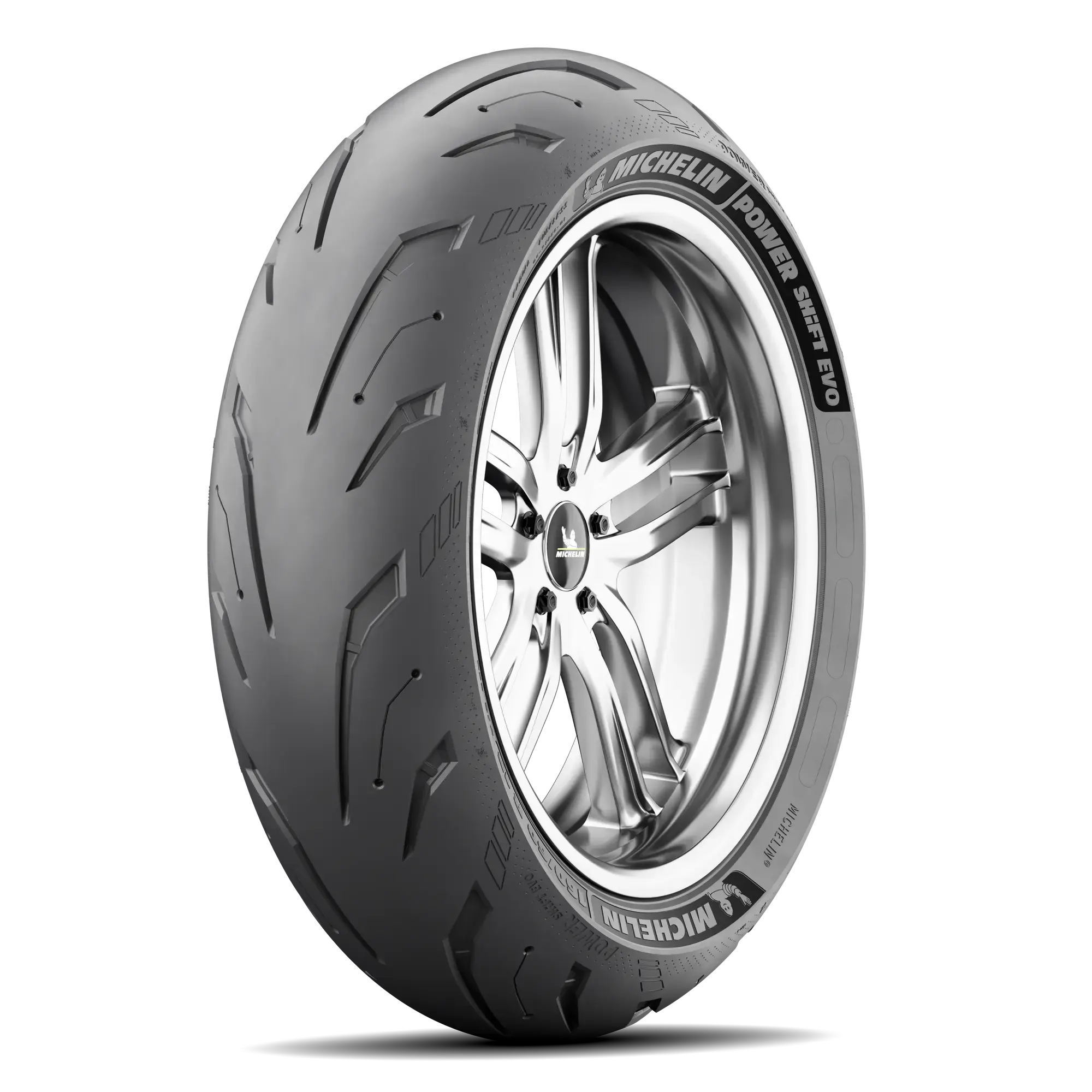 Tyre MICHELIN POWER SHIFT EVO Rear 160/60 R15 67H A (tyre + rim) Square