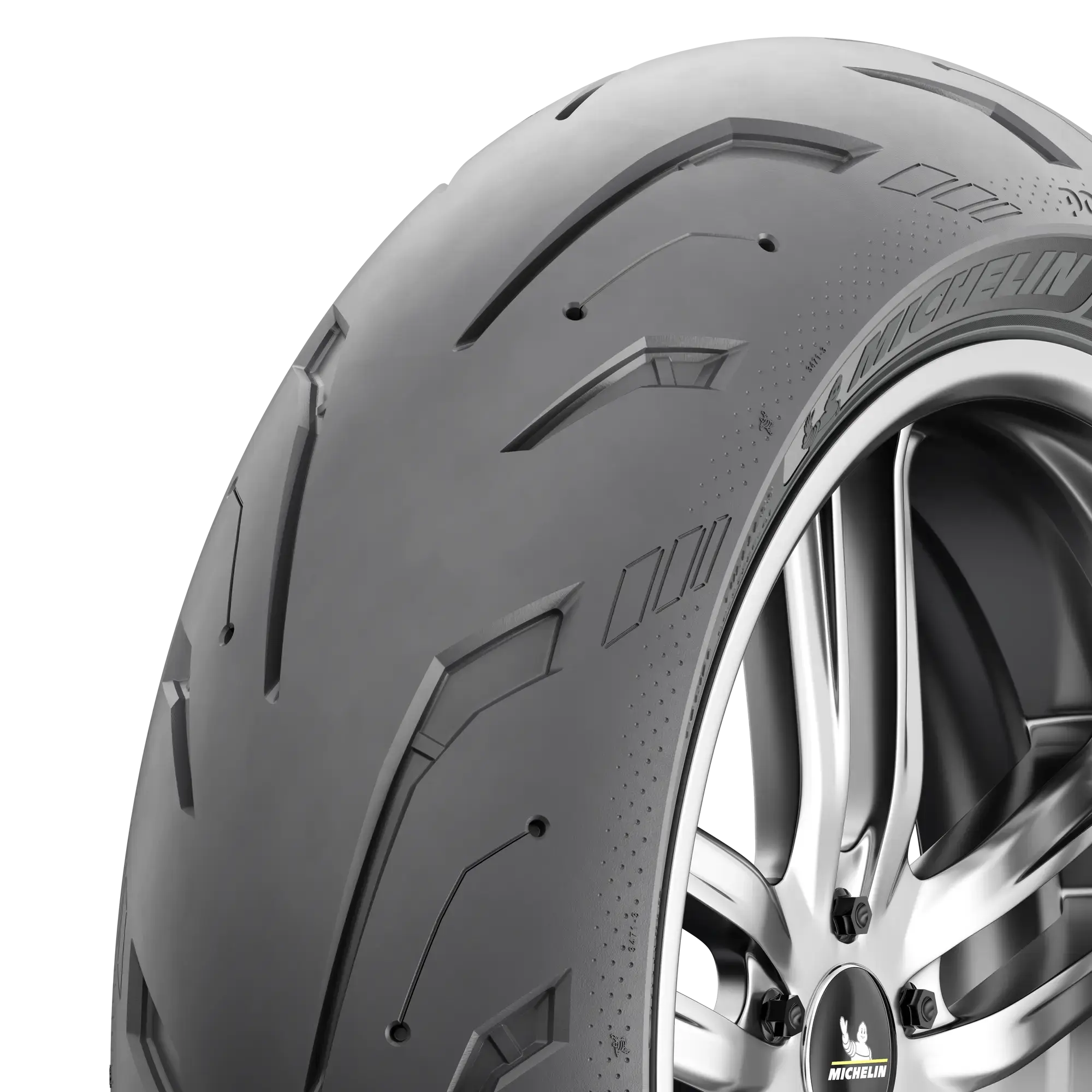 Tyre MICHELIN POWER SHIFT EVO Rear 160/60 R15 67H A (tyre + rim) Square