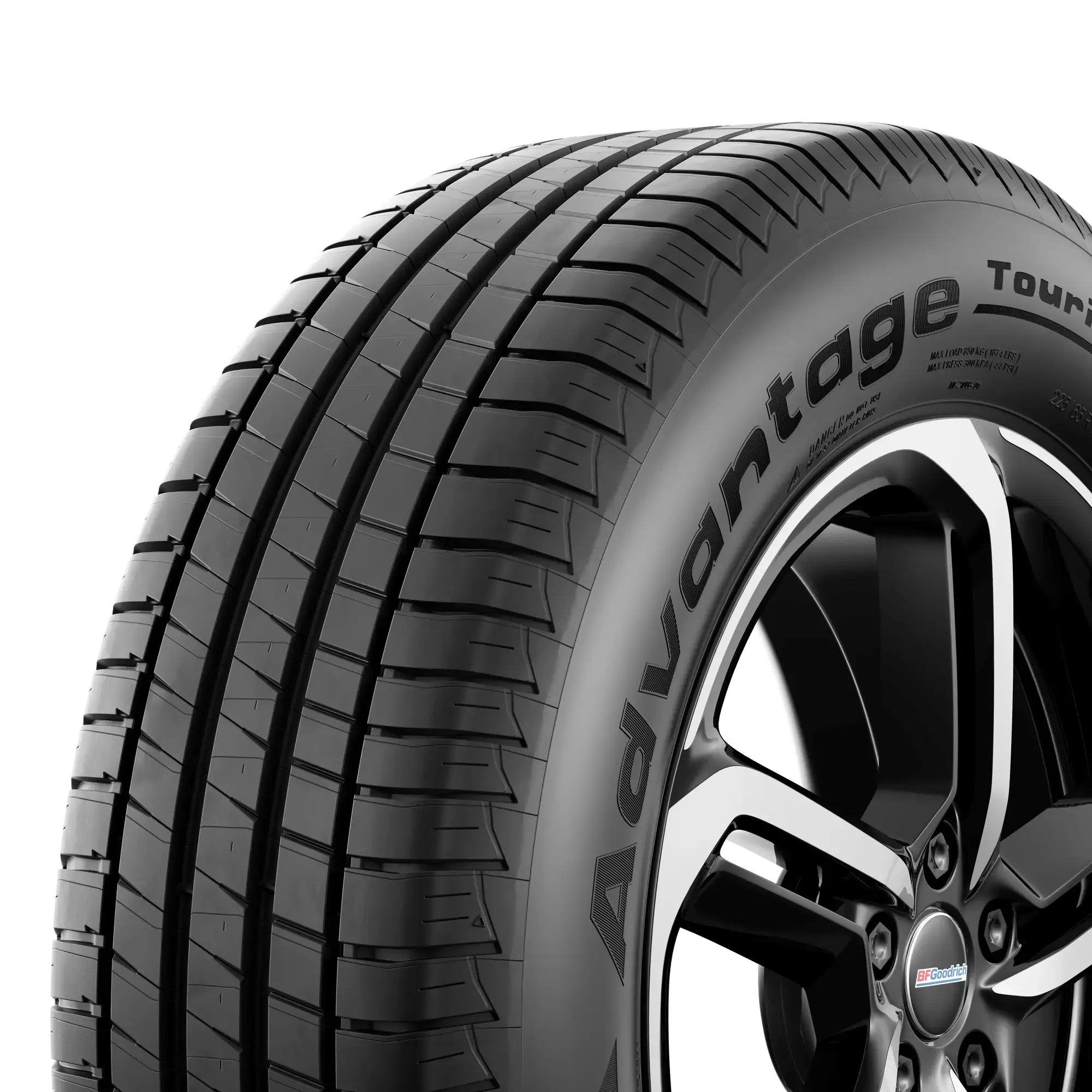 Llanta BFGOODRICH ADVANTAGE TOURING Llanta de verano 225/65 R17 102H Una (llanta + rin) Cuadrado
