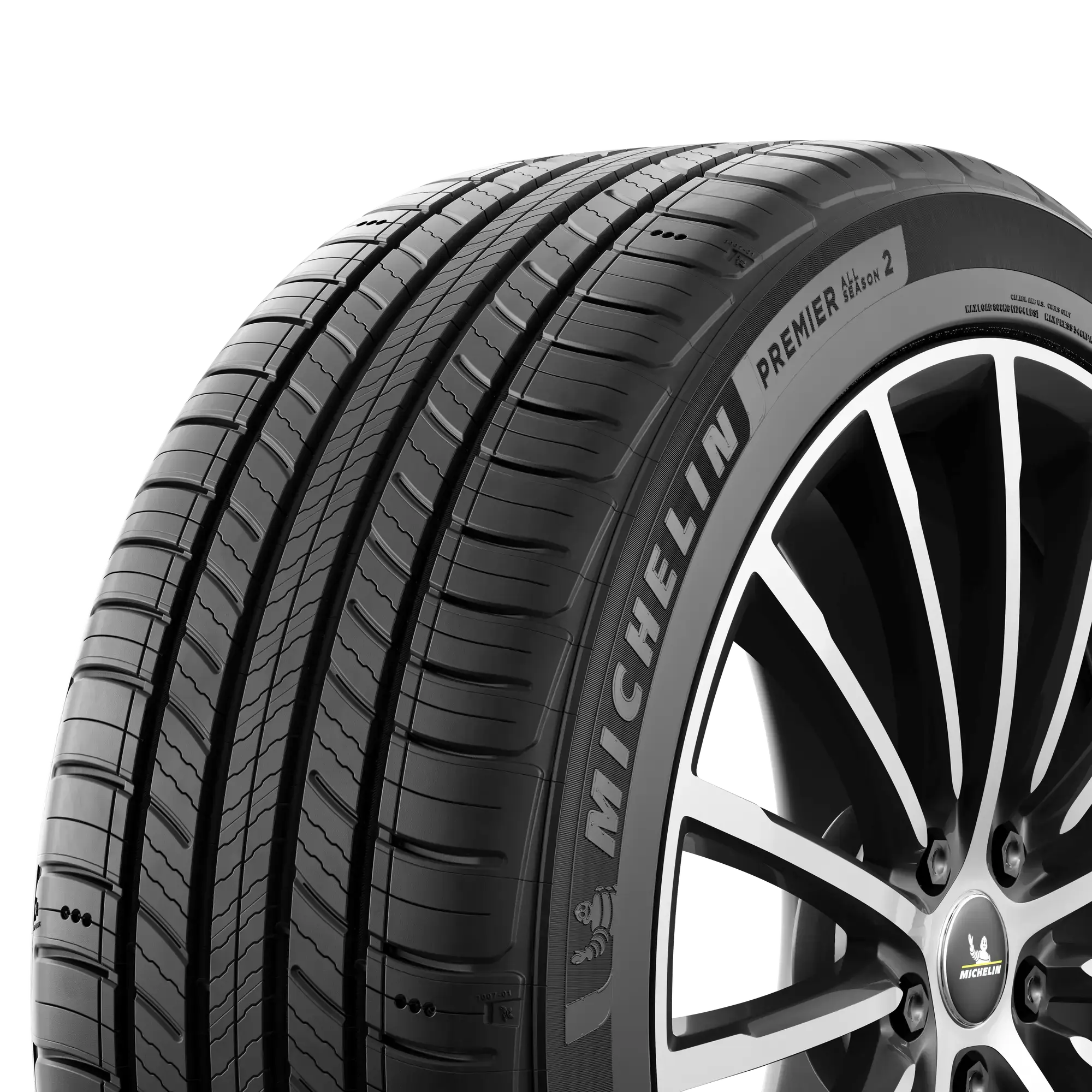 타이어 MICHELIN PREMIER ALL-SEASON 2 올 시즌 타이어 245/45 R18 100V A(타이어 + 림) 스퀘어
