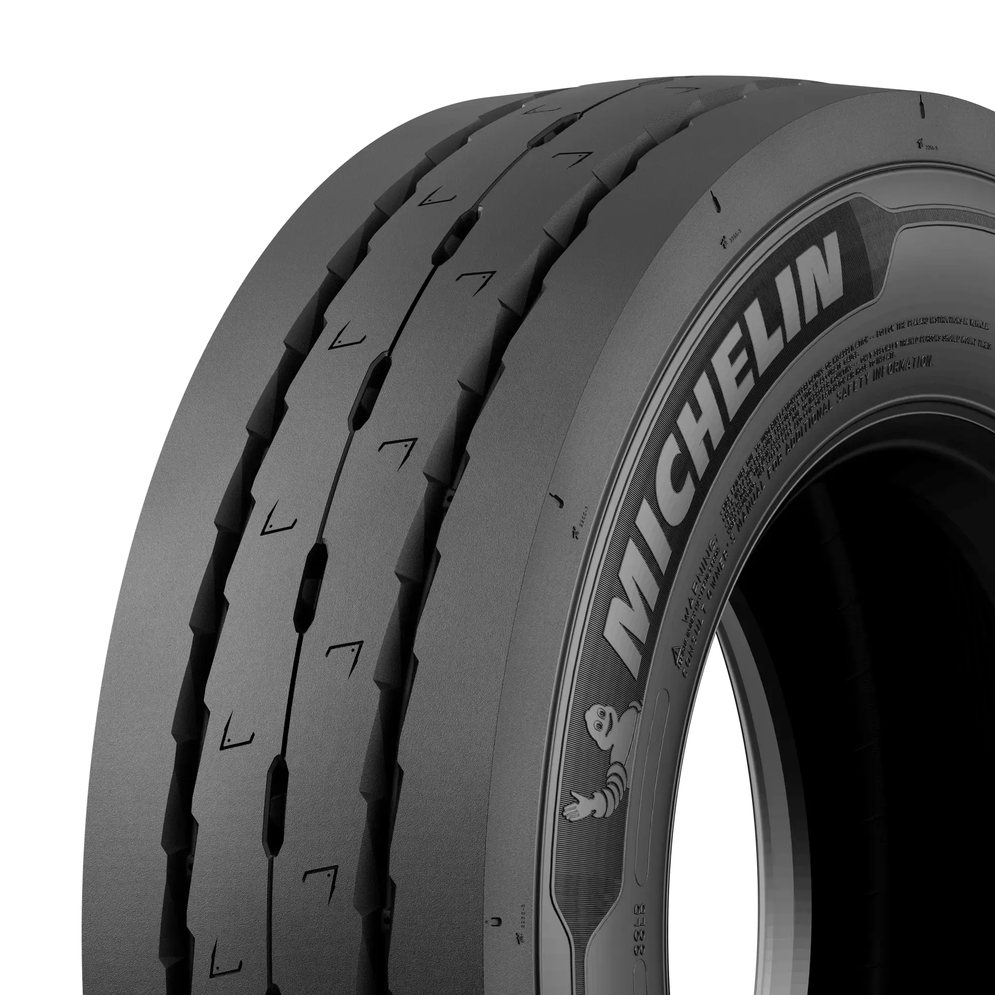Tire MICHELIN X MULTI T2+ 245/70 R17.5 tire + rim Square