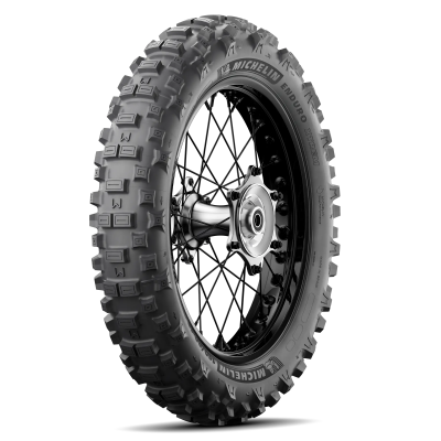 Band MICHELIN ENDURO XTREM NHS Achterkant 4-seizoenenband 140/80 1870M A (band + velg) Vierkant