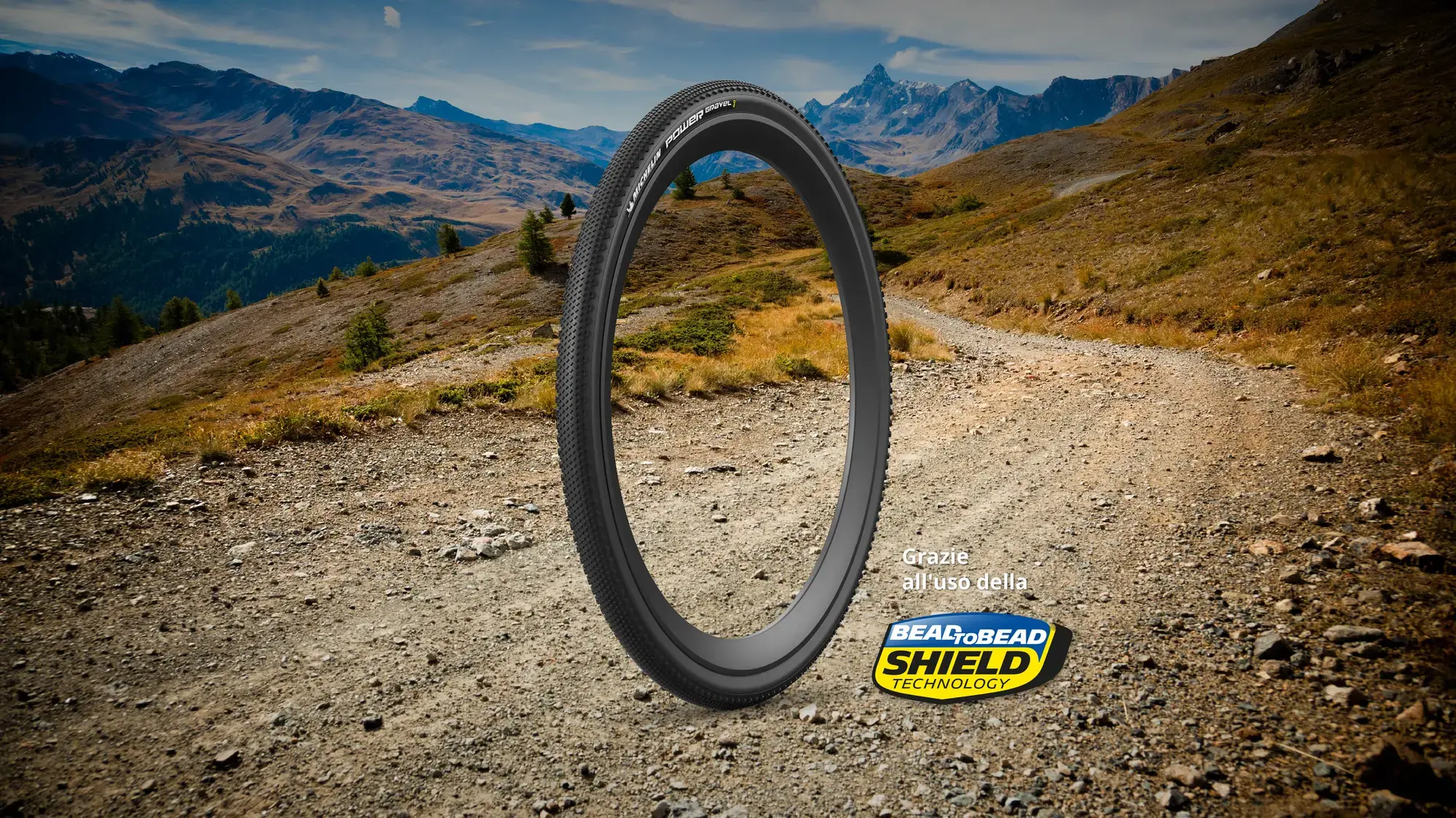 Michelin Power Gravel Pneumatico TLR 700x47 - Battistrada Tassellato, Pieghevole, Made In France