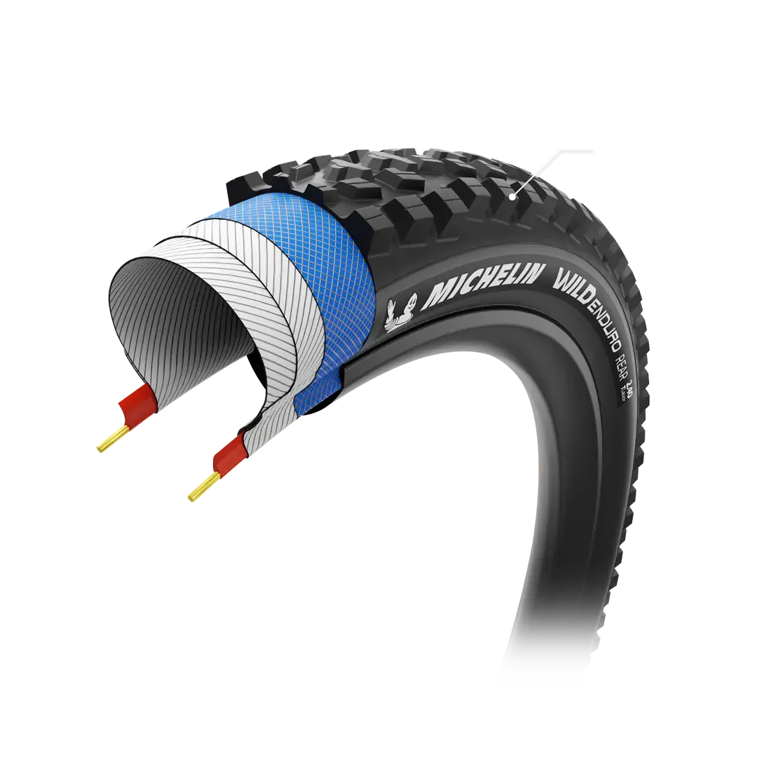タイヤ MICHELIN WILD ENDURO REAR PERFORMANCE LINE スクエア