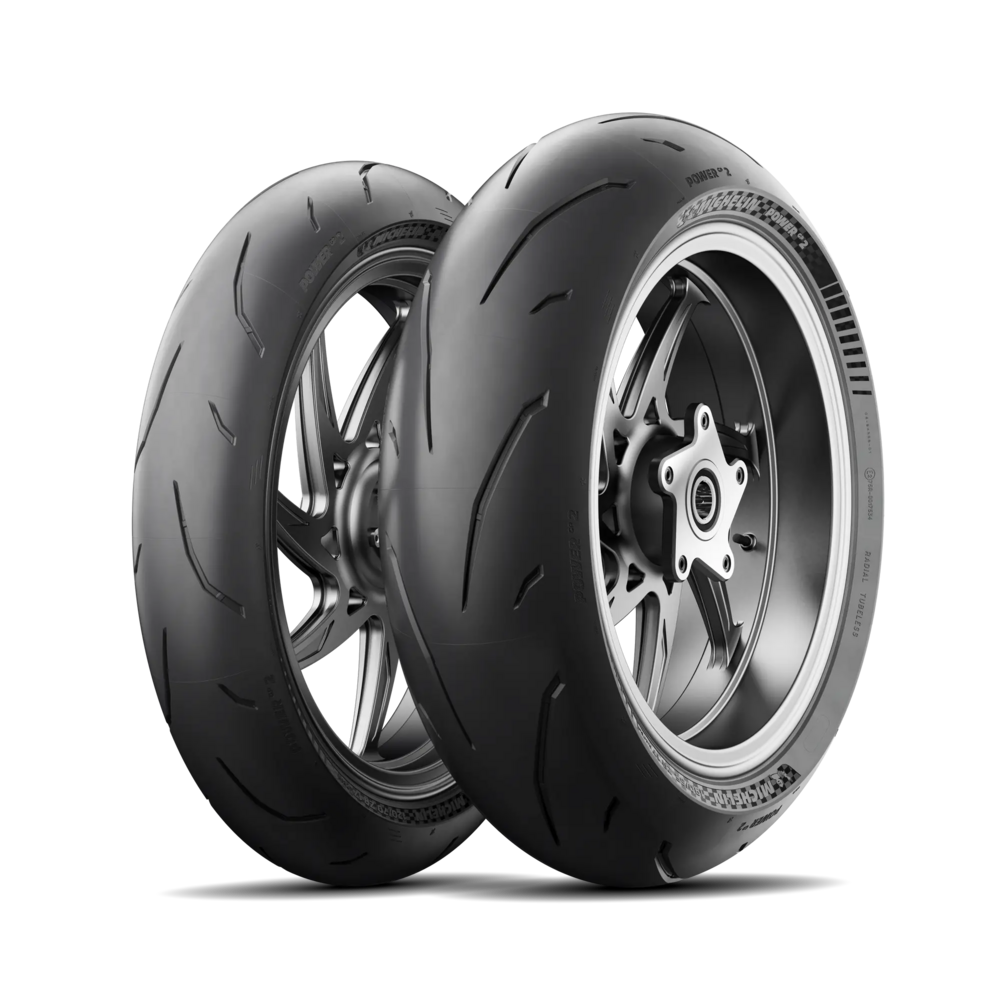 Band MICHELIN POWER GP 2 Set A (band + velg) Vierkant