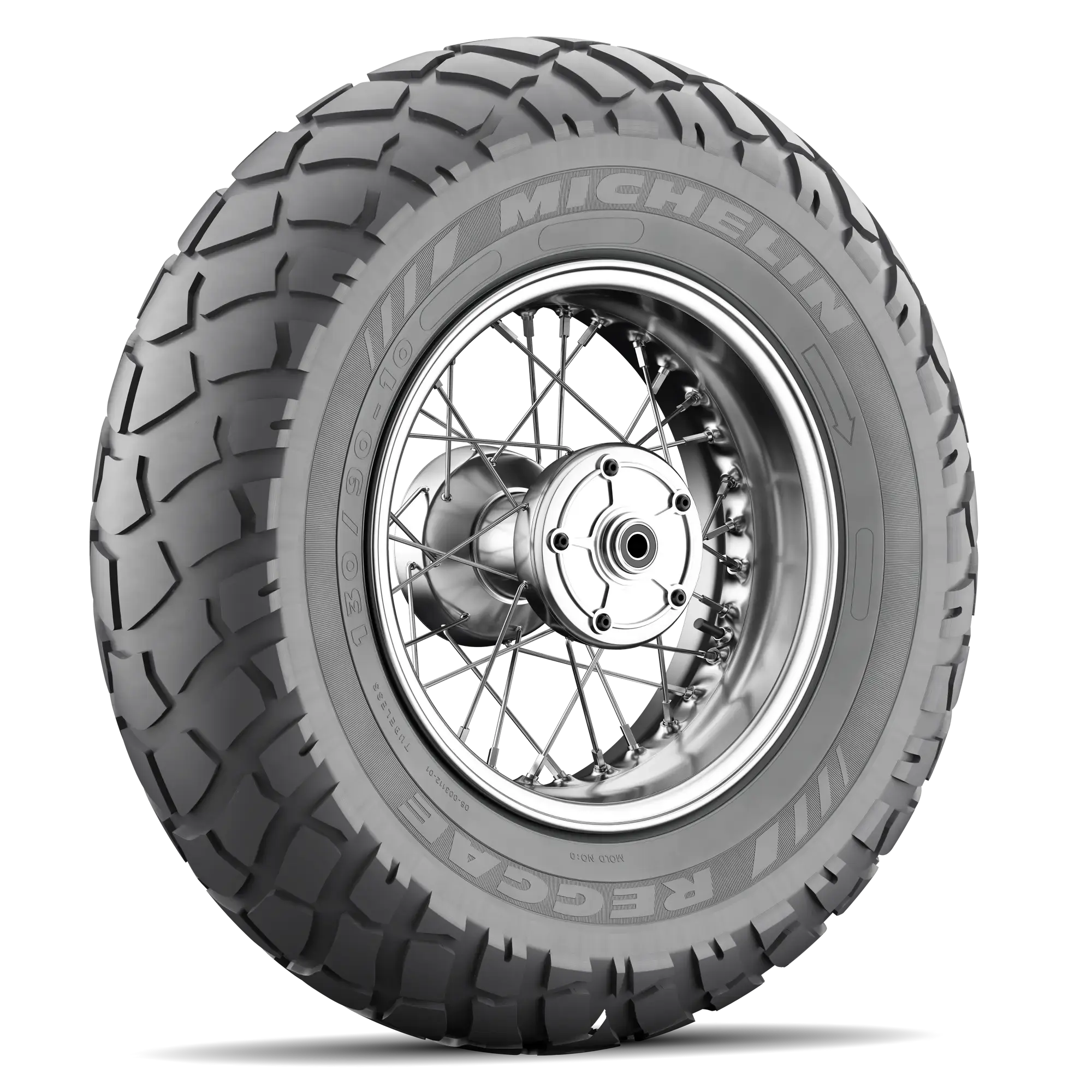 Ελαστικό MICHELIN REGGAE Εμπρός και πίσω 130/90 R10 61J A (ελαστικό + ζάντα) Τετράγωνο