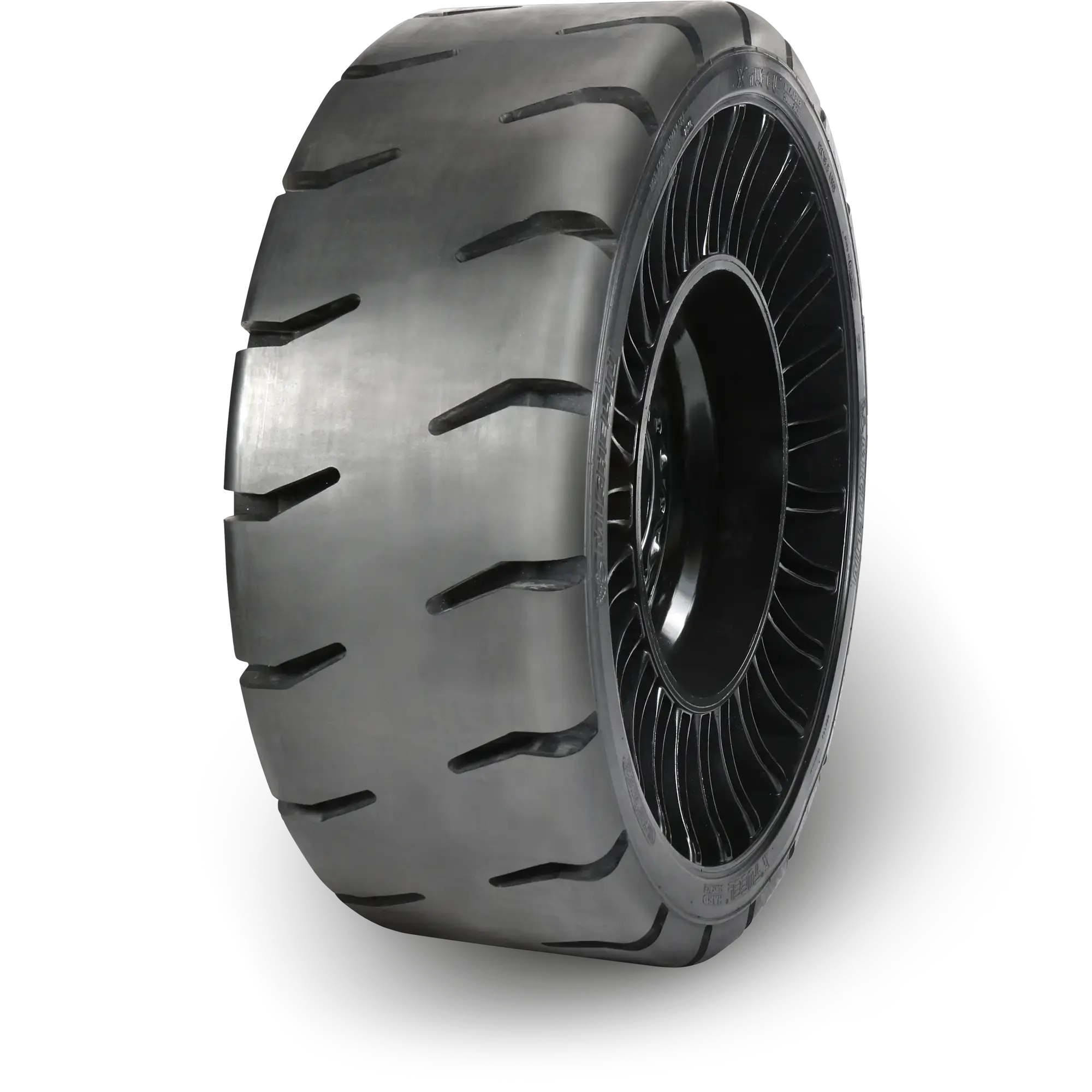 Tire MICHELIN TWEEL SSL HARD SURFACE 12N16.5 tire + rim Square