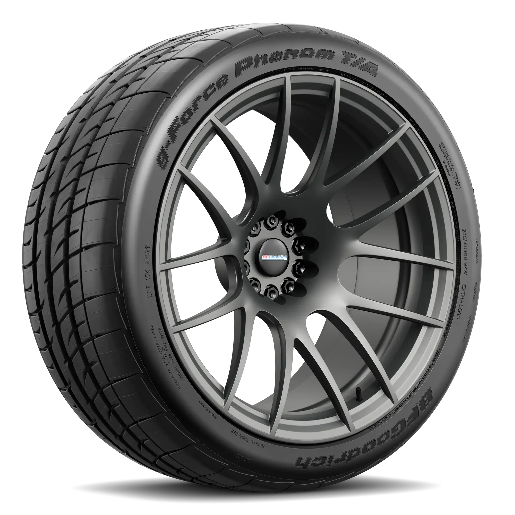 Llanta BFGOODRICH G-FORCE PHENOM T/A Llantas para todas las estaciones 245/40 ZR18 92Y XL Una (llanta + rin) Cuadrado