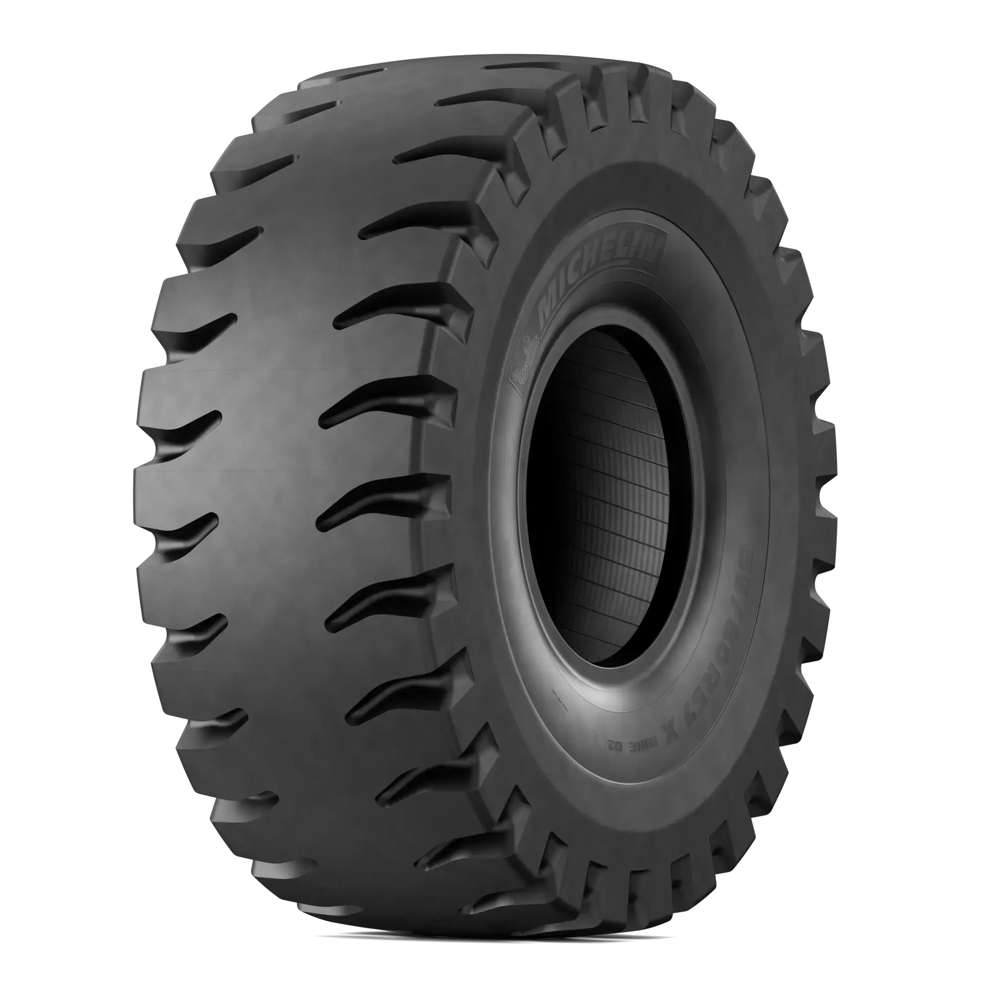 Tire MICHELIN X MINE D2 55/80 R57 tire + rim Square