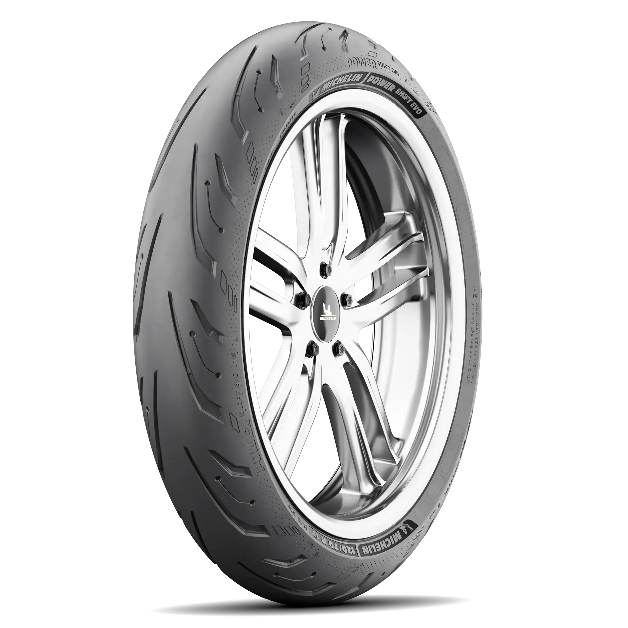 Tyre MICHELIN POWER SHIFT EVO Front 120/70 R17 58H A (tyre + rim) Square