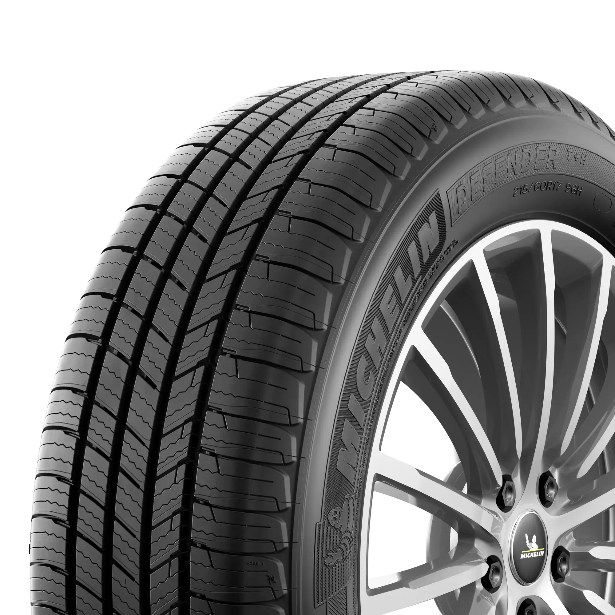 Tire MICHELIN DEFENDER T+H All-season tire 215/60 R17 96H A (tire + rim) Square