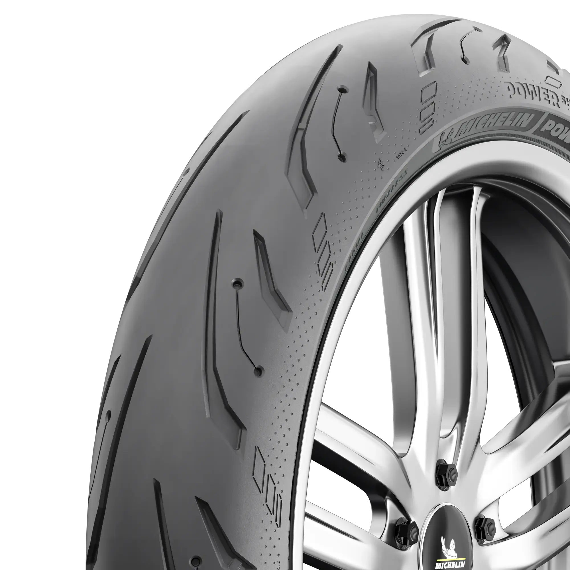 Tyre MICHELIN POWER SHIFT EVO Front 120/70 R17 58H A (tyre + rim) Square