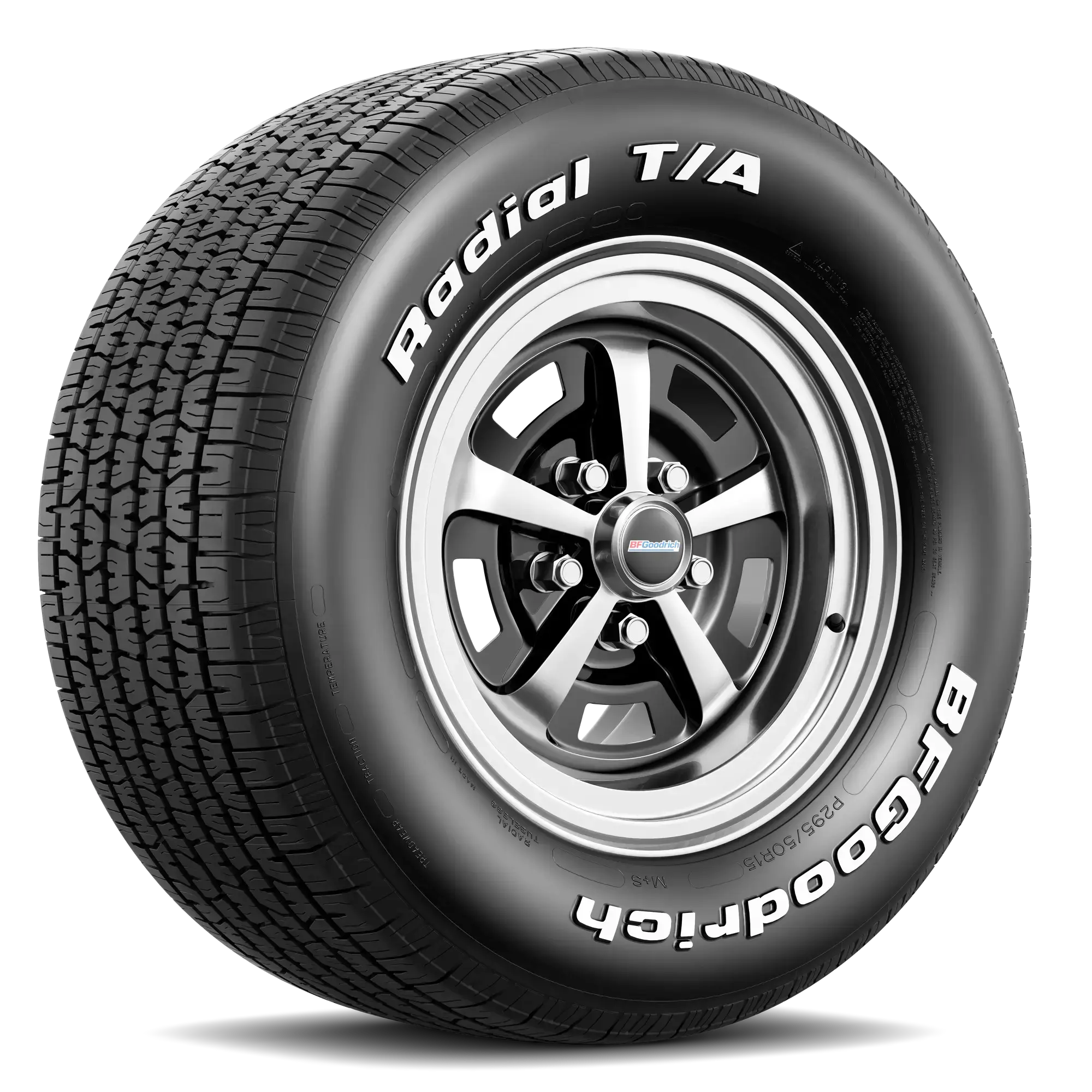 Llanta BFGOODRICH RADIAL T/A Llantas para todas las estaciones P295/50 R15 105S Una (llanta + rin) Cuadrado