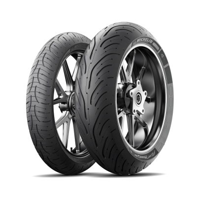 Tyre MICHELIN PILOT ROAD 4 GT Set All-season tyre A (tyre + rim) Square