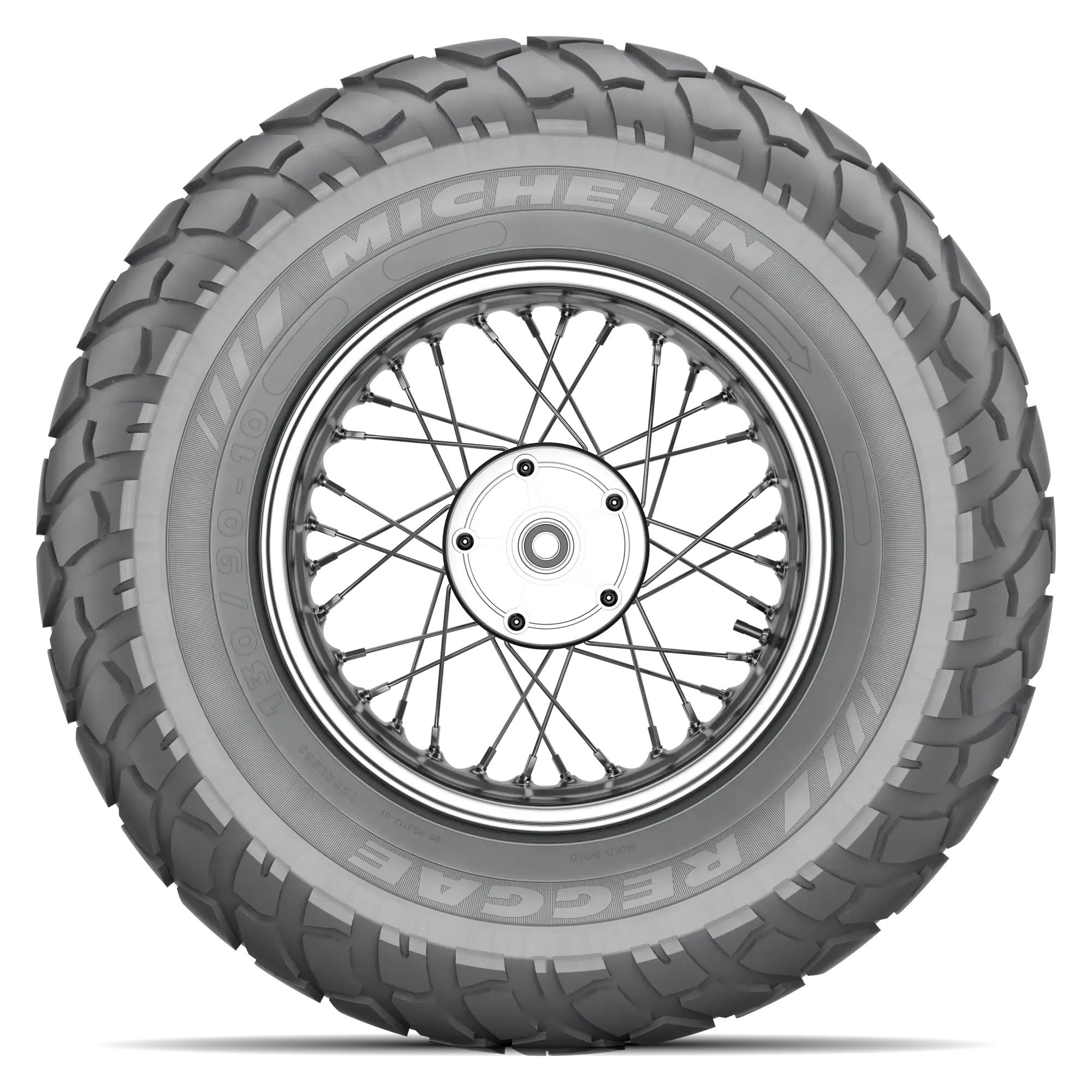 Ελαστικό MICHELIN REGGAE Εμπρός και πίσω 130/90 R10 61J A (ελαστικό + ζάντα) Τετράγωνο