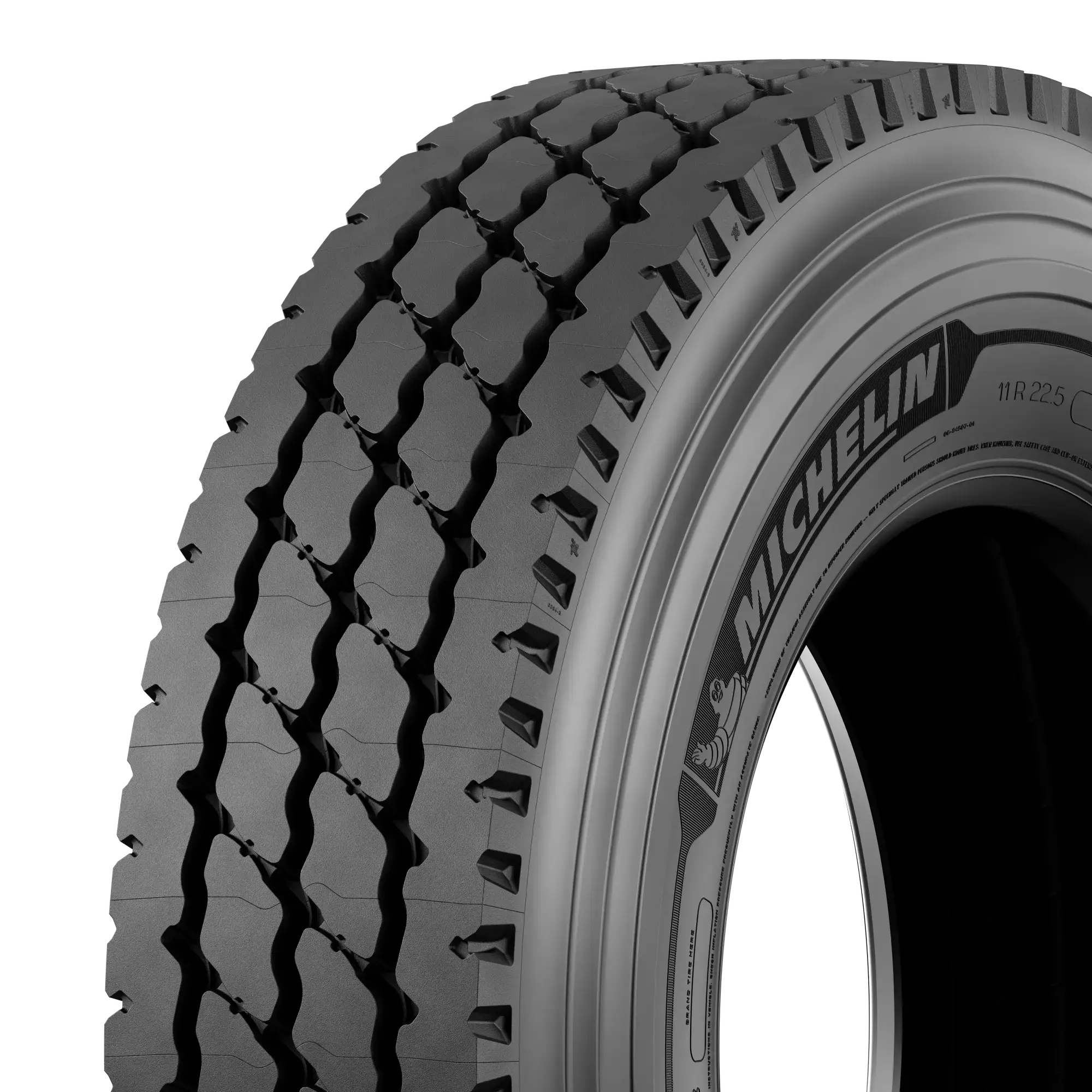 Tire MICHELIN X WORKS Z All position All-season tire 11 R22.5 tire + rim Square