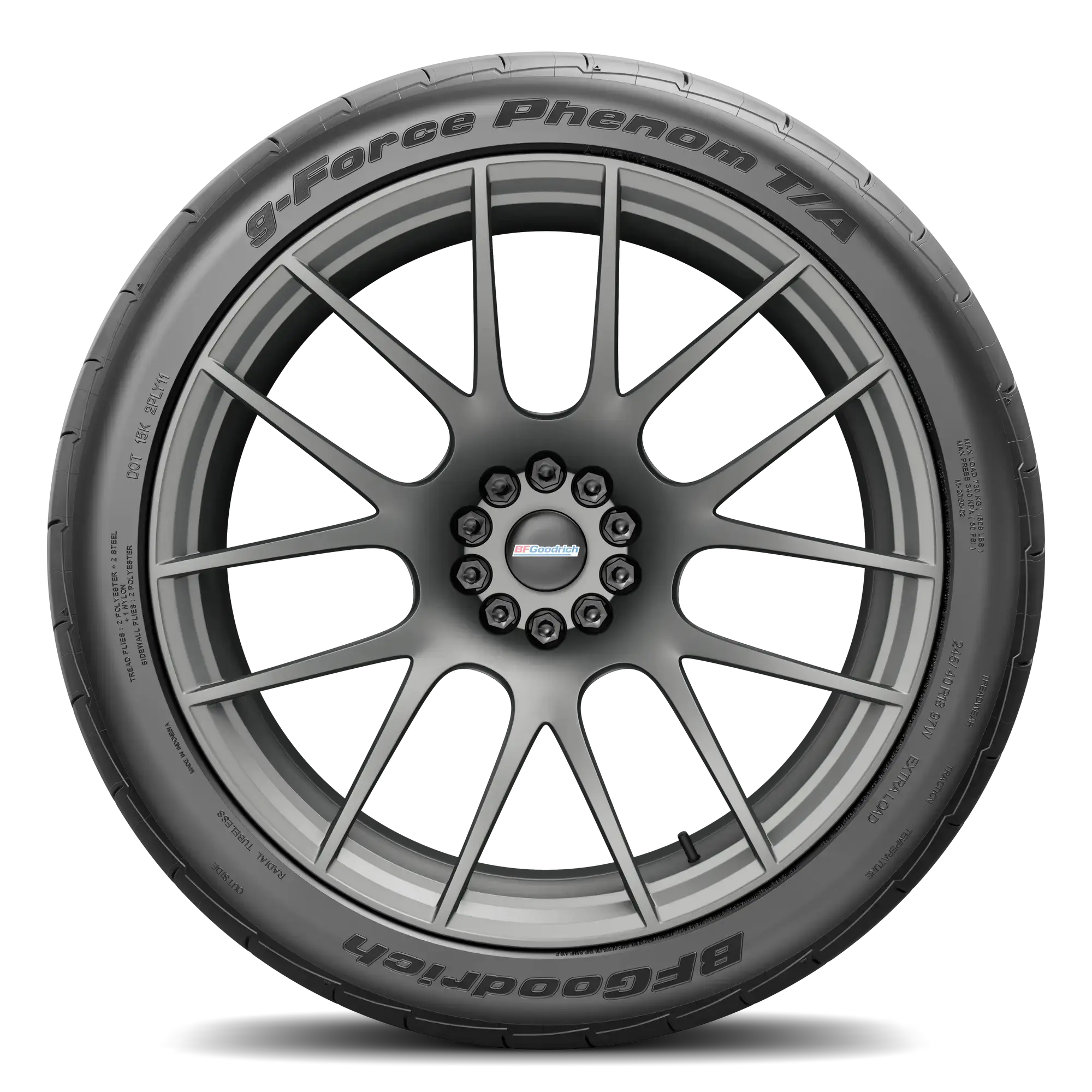 Llanta BFGOODRICH G-FORCE PHENOM T/A Llantas para todas las estaciones 245/40 ZR18 92Y XL Una (llanta + rin) Cuadrado