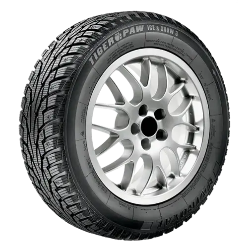 Tire UNIROYAL TIGER PAW ICE AND SNOW 3 Winter tire 215/60 R16 A (tire + rim) Square