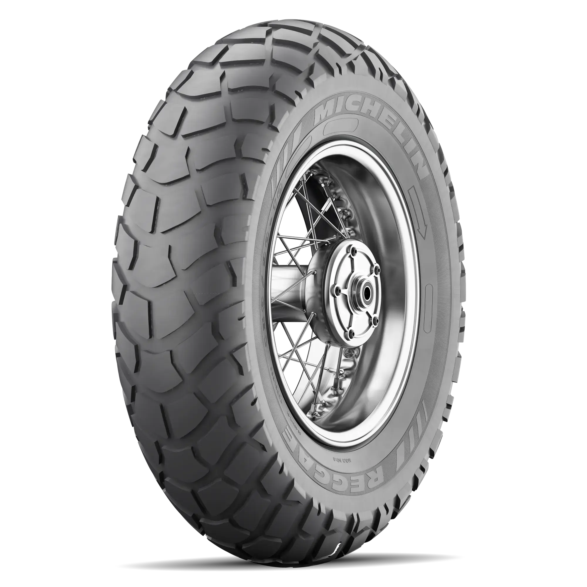 Ελαστικό MICHELIN REGGAE Εμπρός και πίσω 130/90 R10 61J A (ελαστικό + ζάντα) Τετράγωνο