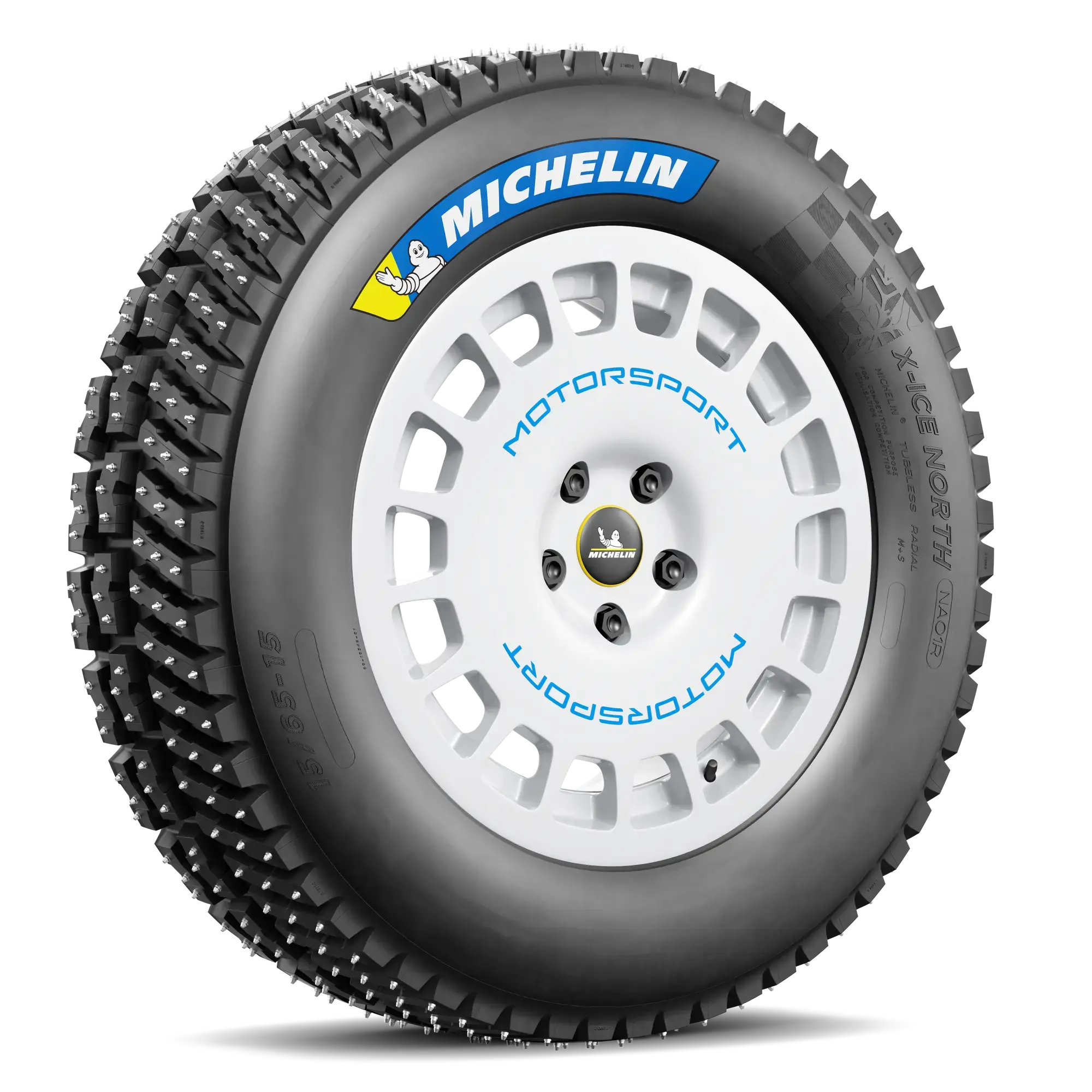 Pneu MICHELIN X-ICE NORTH NA01 Droite Pneu hiver 15/65-15 A (pneu + jante) Carré