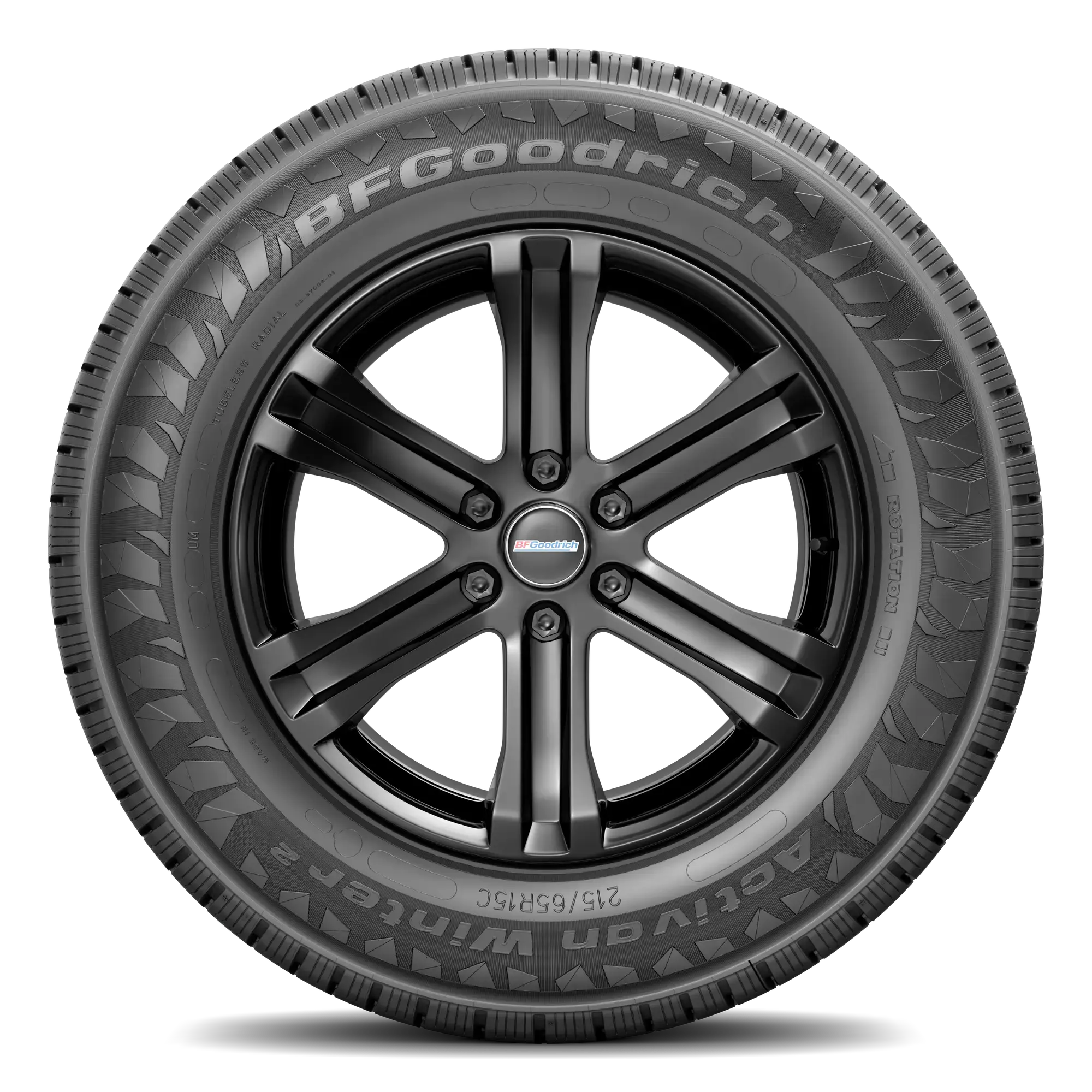 Pneu BFGOODRICH ACTIVAN WINTER 2 Pneu hiver 215/65 R15 A (pneu + jante) Carré