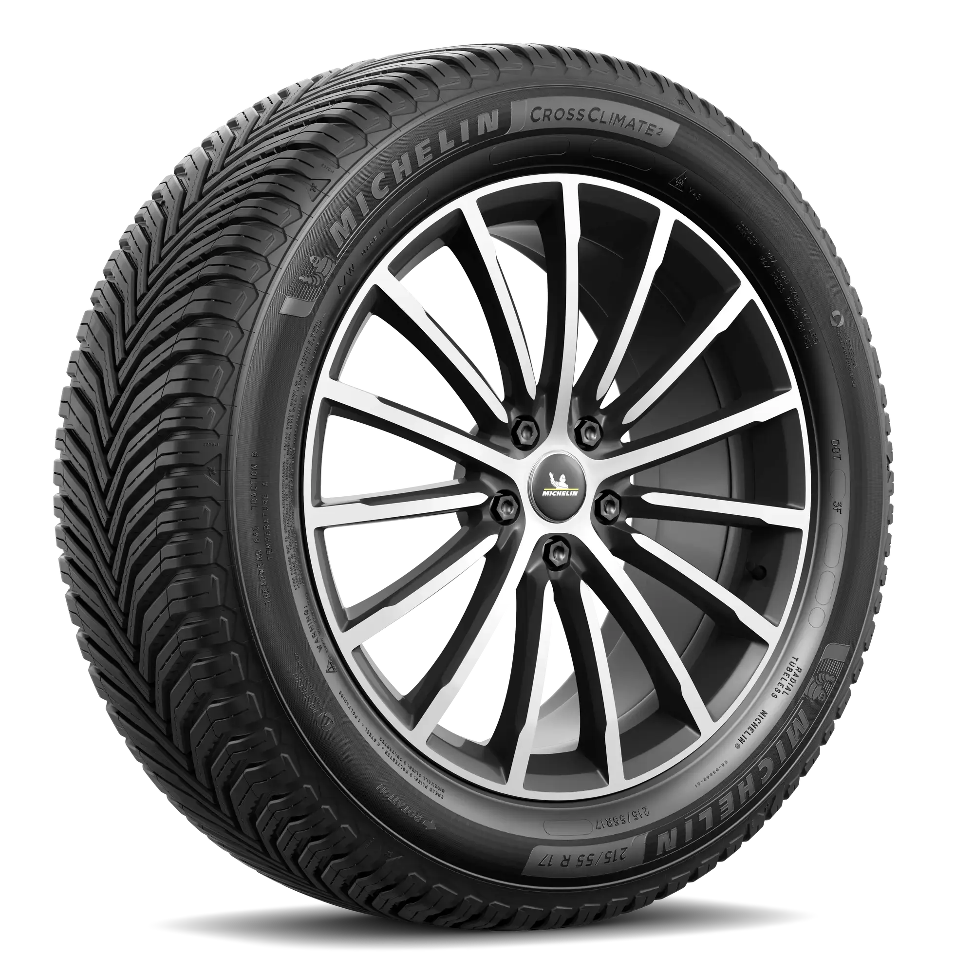 Pneu MICHELIN CROSSCLIMATE 2 A/W Pneu toutes saisons 215/55 R17 94V A (pneu + jante) Carré