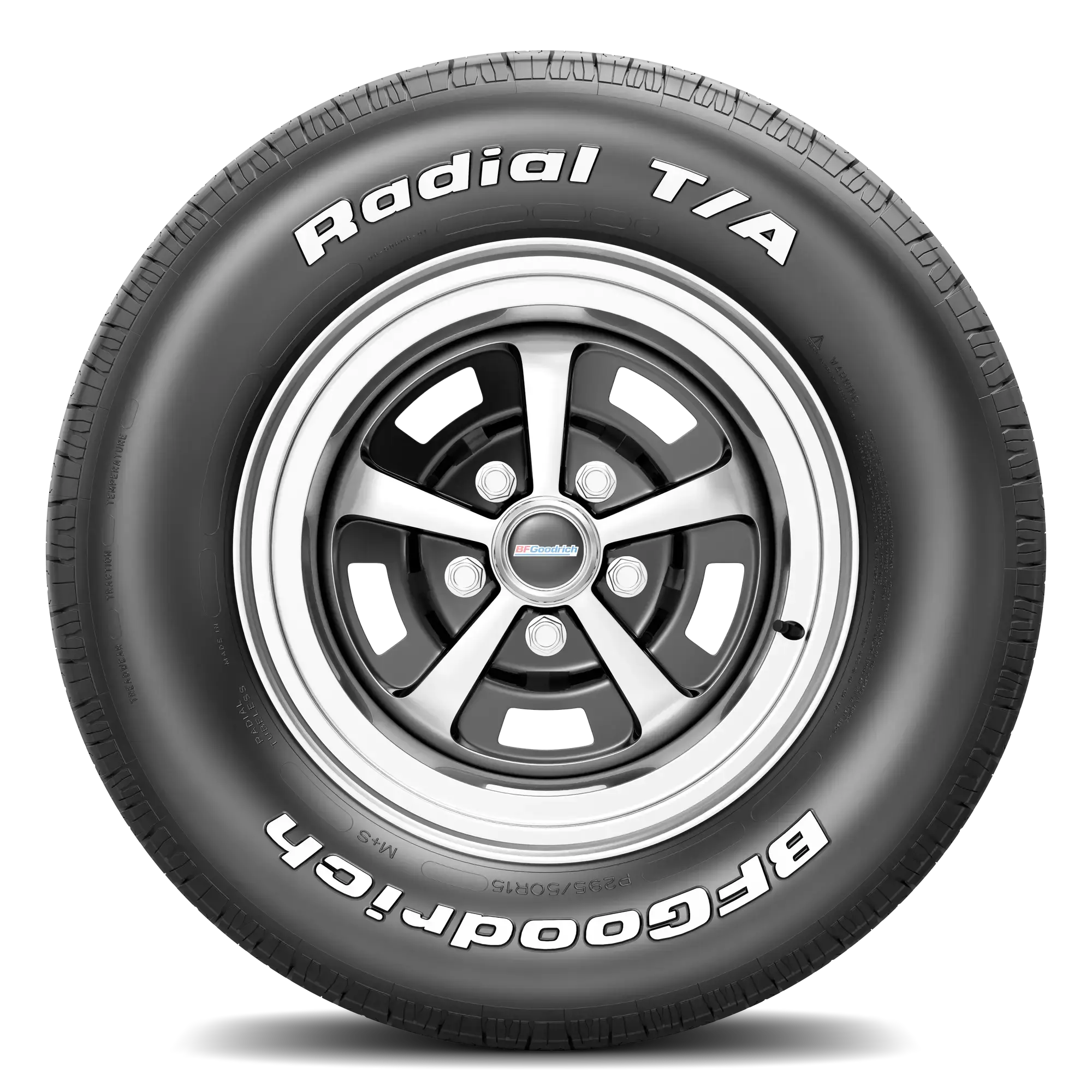 Llanta BFGOODRICH RADIAL T/A Llantas para todas las estaciones P295/50 R15 105S Una (llanta + rin) Cuadrado
