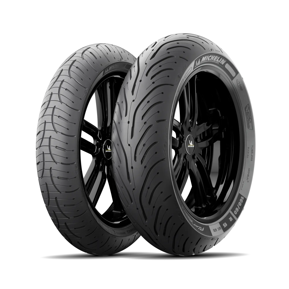 Tyre MICHELIN PILOT ROAD 4 SC Set All-season tyre A (tyre + rim) Square