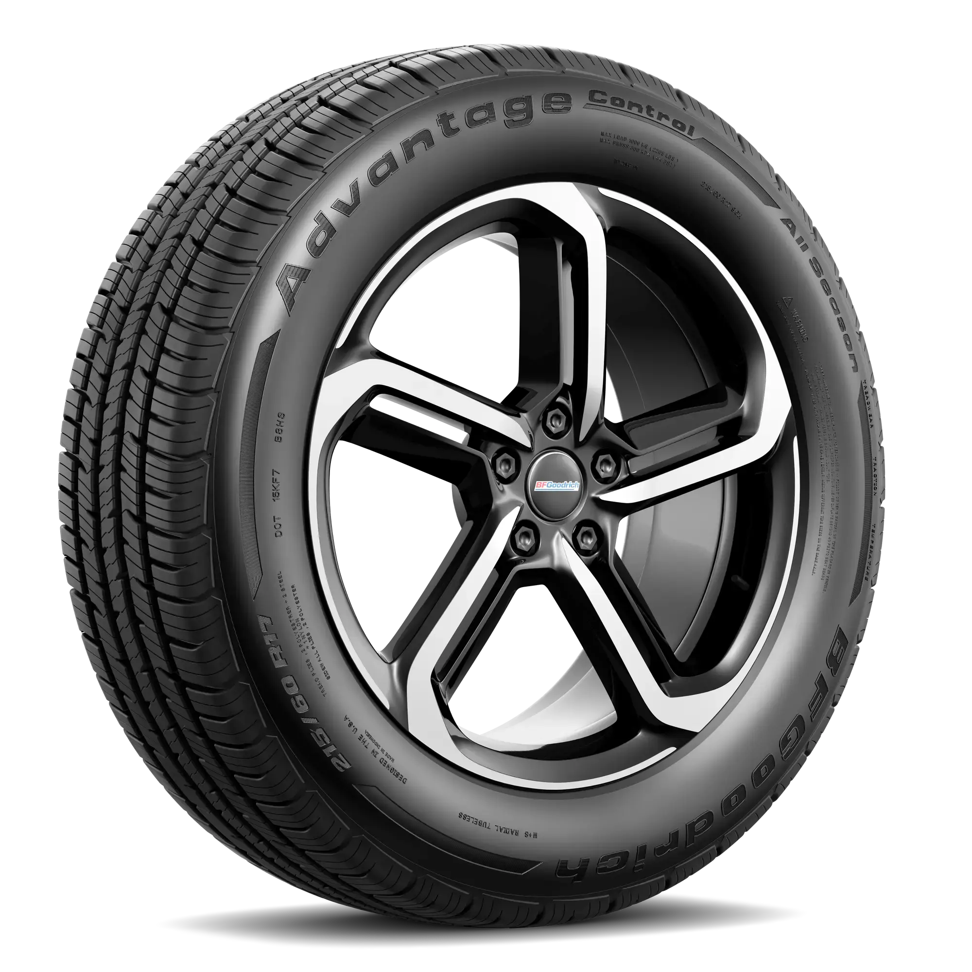 Llanta BFGOODRICH ADVANTAGE CONTROL Llantas para todas las estaciones 215/60 R17 96H Una (llanta + rin) Cuadrado