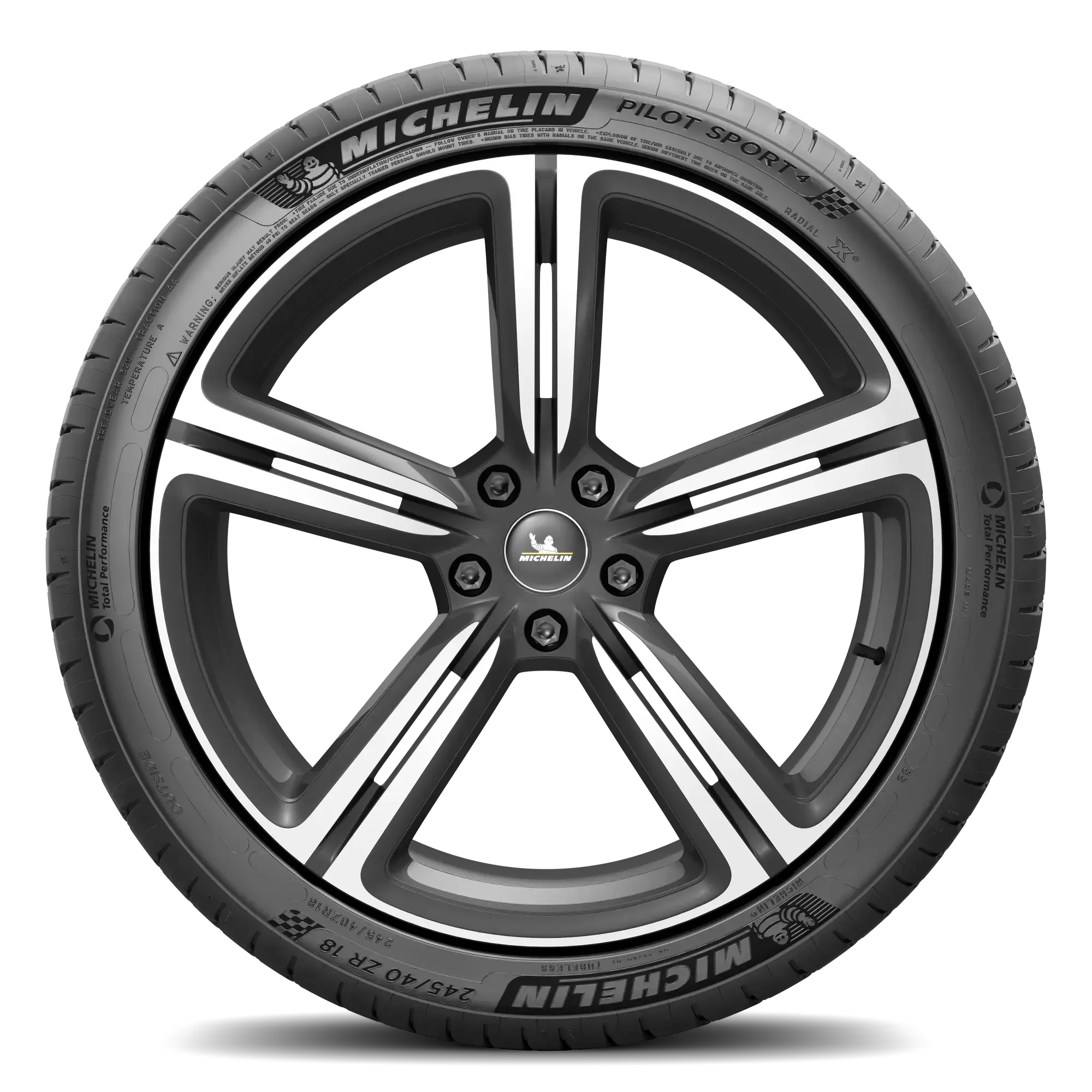 ミシュラン パイロットスポーツ4 MICHELIN PILOT SPORT 4 245/40R19 98Y XL ZP ランフラット * 新品 サマータイヤ 2本セット 新デザインの「フルリング プレミアム タッチ」がサイドウォールを