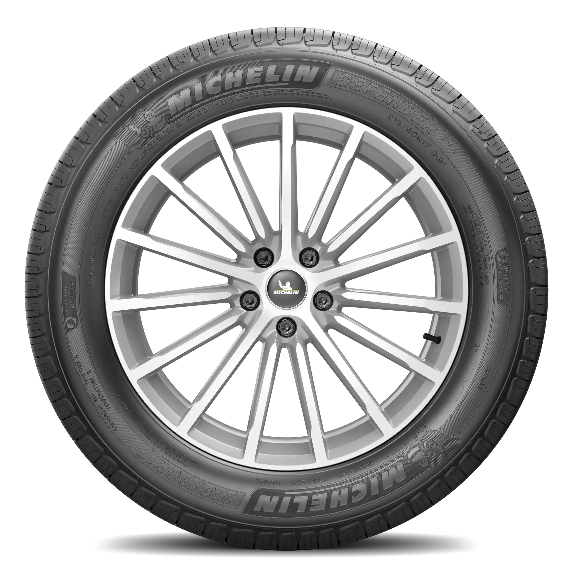 Tire MICHELIN DEFENDER T+H All-season tire 215/60 R17 96H A (tire + rim) Square
